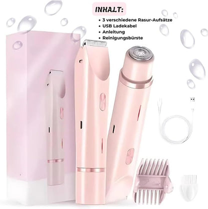 Vamaro SilkySplash 2-in-1 Electric Shaver & Trimmer