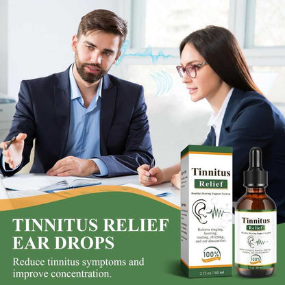 Tinnitus Relief Ear Drops – 100% Herbal Ear Care Formula | قطرات الأذن لتخفيف الطنين – تركيبة عناية عشبية ١٠٠٪