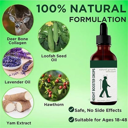 Height Growth Support Drops – Natural Nutrient Formula, 30ml
