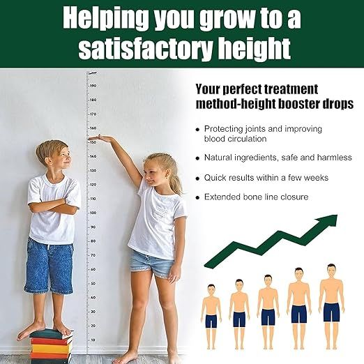 Height Growth Support Drops – Natural Nutrient Formula, 30ml